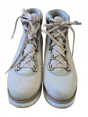 Cole Haan Women's Beige Wedge Ankle Boots